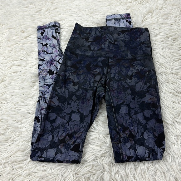 Lululemon Align Pant 28" Nightfall Blossom Multi Align Pant Full 28 Nulu - Picture 1 of 5